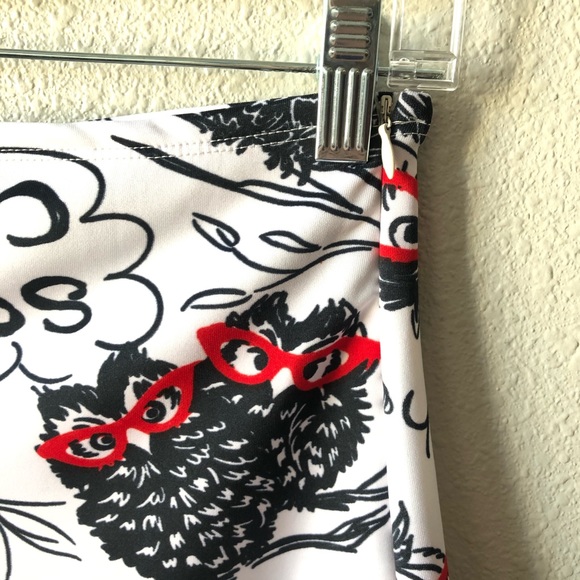 Hipster Owl High Waisted Shorts - Picture 6 of 8